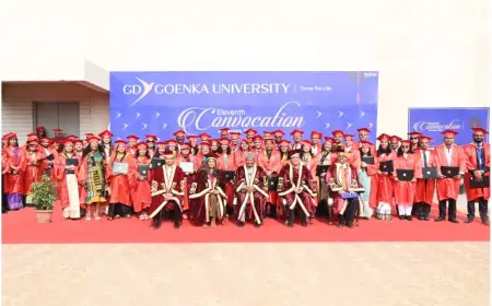 GD Goenka University Hosts Its 11th Convocation: Former President Shri Ram Nath Kovind Graces the Ceremony as Chief Guest