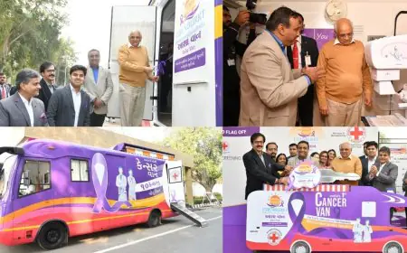 India’s First 10 Cancer Screening Van in Gujarat Launched by Jenburkt Pharmaceuticals