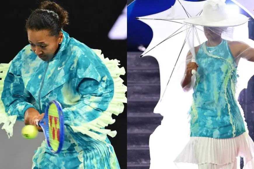 Naomi Osaka Designed A Jellyfish-Inspired Tennis Outfit For Australian Open match