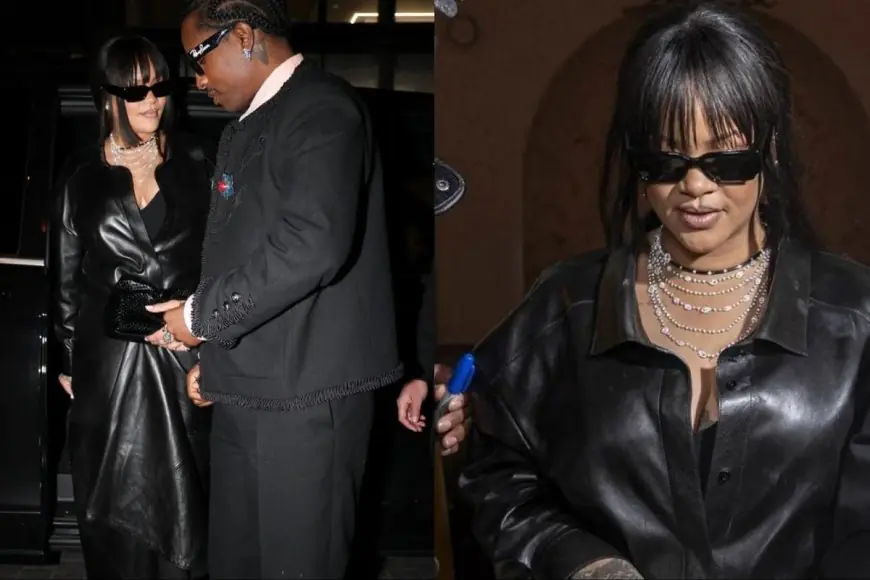 Rihanna Wears Custom Givenchy During Paris Night Out With A$AP Rocky