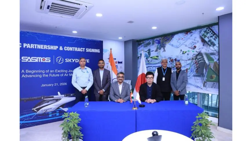SASMOS Signs Strategic Contract with SkyDrive Inc. for EWIS Design and Manufacturing Solution, Strengthening India–Japan Collaboration