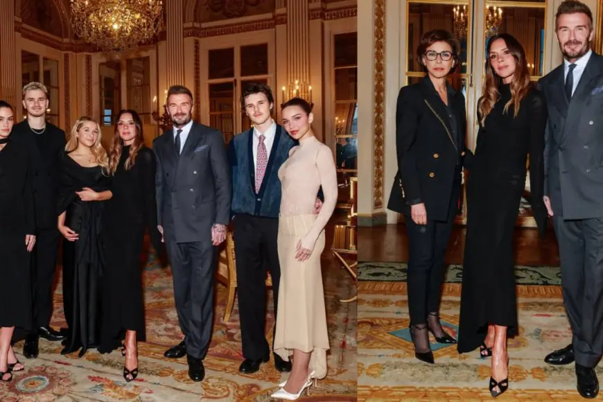Victoria Beckham Turns Heads In Elegant Black At Paris Award Ceremony During Beckham Family Drama
