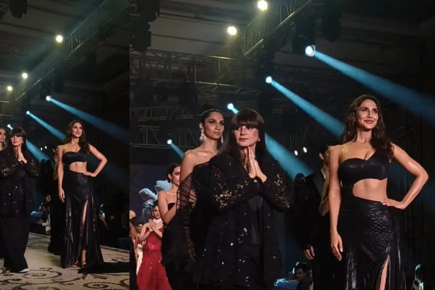 Vaani Kapoor Brought The ‘Wet Look' To Neeta Lulla's Fashion Showcase