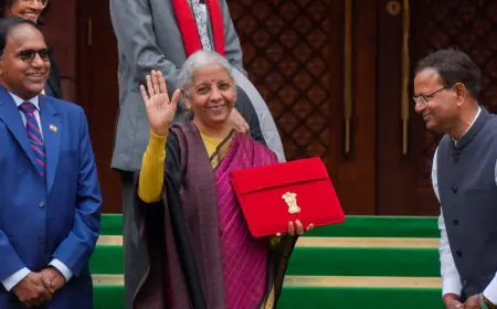 Nirmala Sitharaman’s Kanchipuram Saree Makes A Quiet Statement At Union Budget 2026