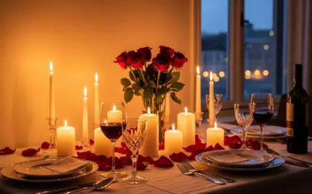 8 Ideas For Setting The Perfect Valentine’s Day Table