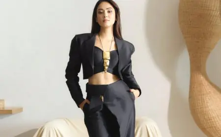 Mira Rajput Kapoor's All Black Look Is Giving Corp-Core But Make It Fashion