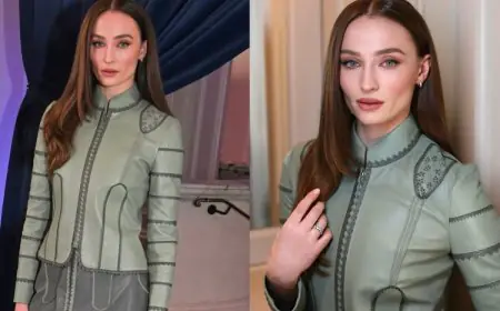 Sophie Turner Reinvents Red Carpet Armour In Head-to-Toe Louis Vuitton