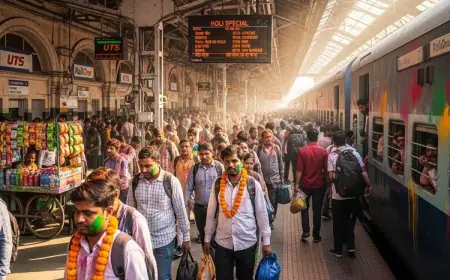 Holi 2026: Central Railways Launches Special Trains From Mumbai, Pune, Patna, Check List