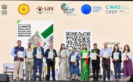 Guidebook by CEPT University’s CWAS on Climate-Resilient Water and Sanitation Services Launched at Mumbai Climate Week