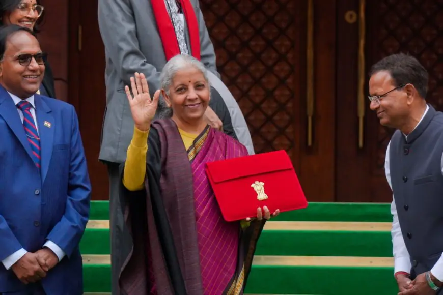Nirmala Sitharaman’s Kanchipuram Saree Makes A Quiet Statement At Union Budget 2026