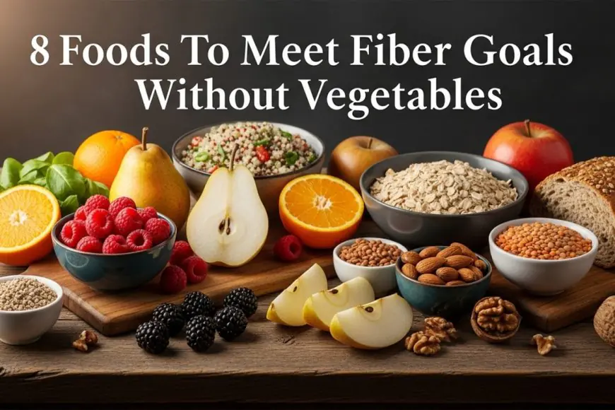 8 Foods To Meet Fiber Goals Without Vegetable