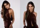 Kriti Sanon Raises The Glam Quotient In Brown Gown With Thigh-High Slit