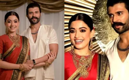 Vijay Deverakonda Kept His Gold Game Grounded For The Wedding Reception