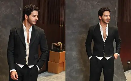 Ishaan Khatter Reinvents Classic Black-Tie With A Modern Twist At Showsha Reel Awards 2026