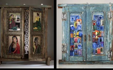 Nandita Desai Unveils a Unique Painting Exhibition on Vintage and Handcrafted Windows