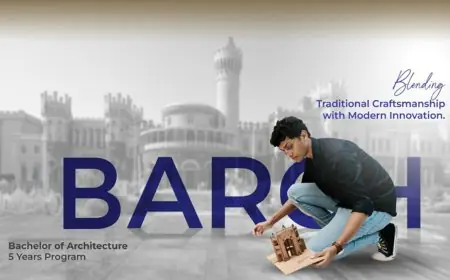 From Concept to Creation: A comprehensive BArch experience at Nitte University