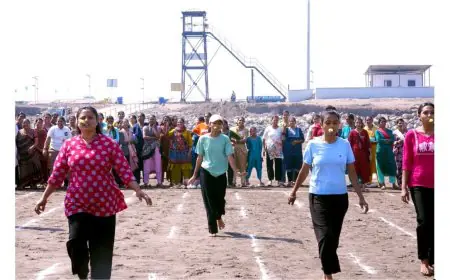 AM/NS India CSR Team Hosts Women’s Sports Day