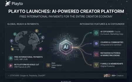 Playto Launches AI-Powered Creator Platform With Free International Payments for the Entire Creator Economy