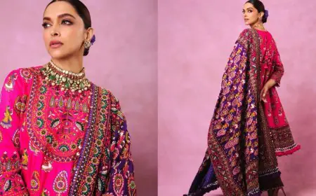Deepika Padukone Champions Maximalist Craft In A Vibrant Jigyam Ensemble