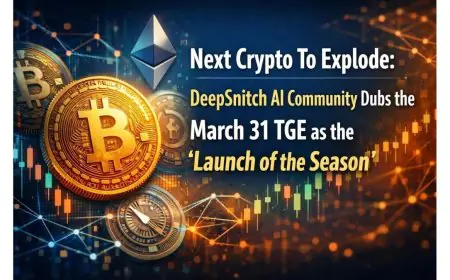 Next Crypto To Explode in Q2: DeepSnitch AI Community Dubs the March 31 TGE as the ‘Launch of the Season’, ETH at USD 2.1K, XRP Tests USD1.45