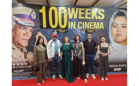 ‘AMEENA’ CELEBRATES HISTORIC 100 WEEKS IN CINEMAS; KUMAR RAJ PRODUCTIONS HOSTS GRAND CELEBRATION IN MUMBAI