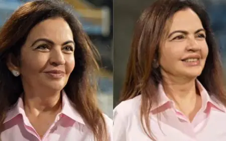 Nita Ambani Trades Sarees For Sharp Off-Duty Chic At Mumbai Indians Training