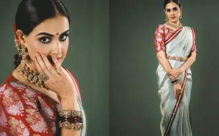 Genelia Deshmukh’s Raw Mango Saree Makes A Case For Refined Festive Wear