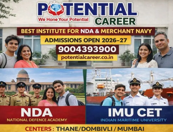 Best NDA and Merchant Navy Coaching in Thane and Dombivli – Potential Career Institute