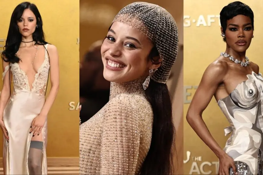 Stars Reimagine 1920s And ‘30s Hollywood Glam On The 2026 Actor Awards Red Carpet