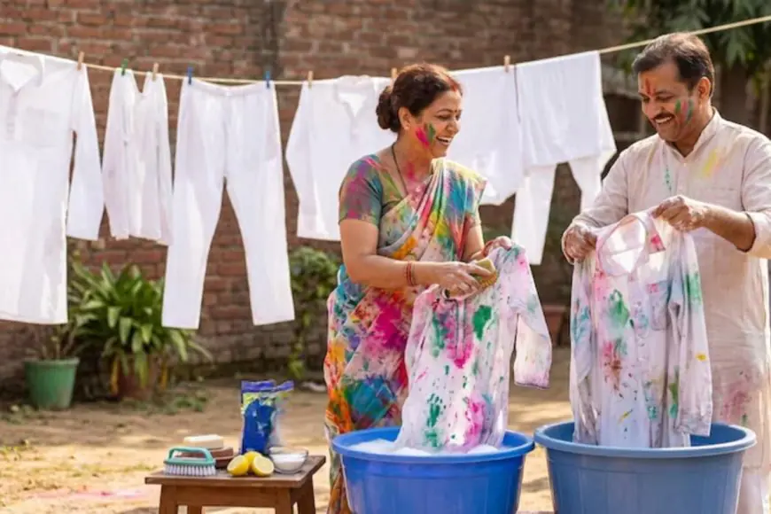 Clothes Stained After Holi? Follow These Simple Hacks To Remove Colours In Minutes