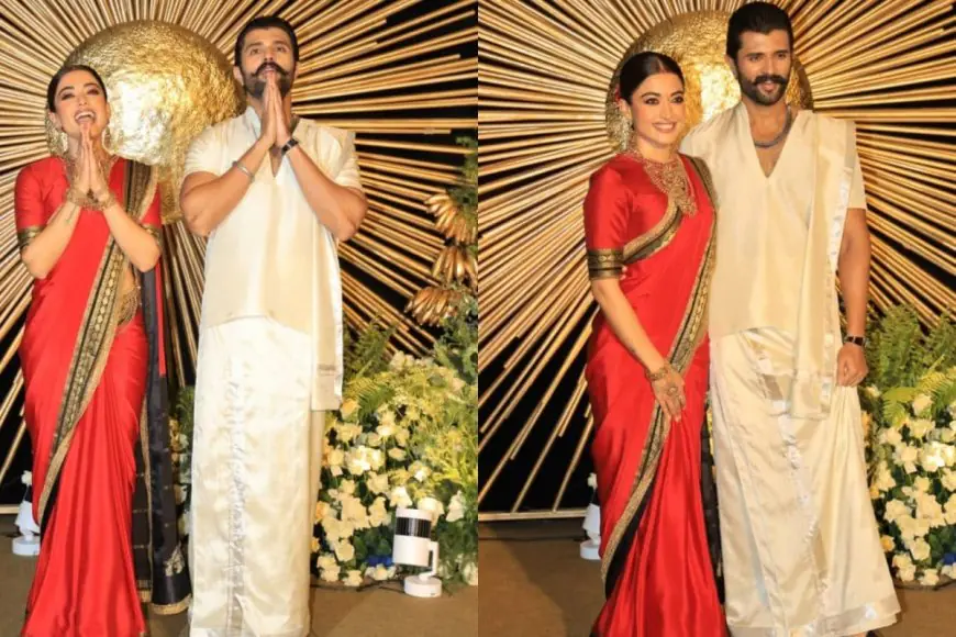 Rashmika Mandanna, Vijay Deverakonda Honour Their Heritage At The Wedding Reception