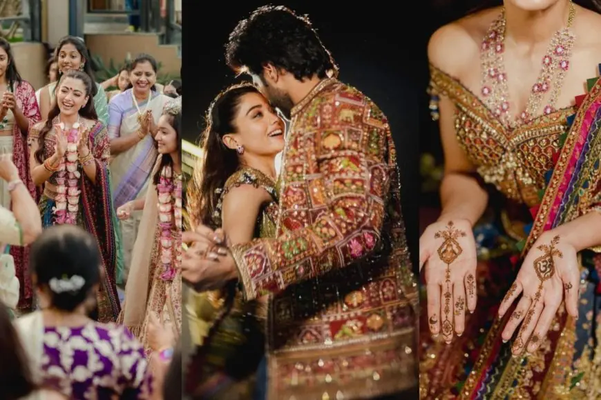 Rashmika Mandanna And Vijay Deverakonda Twin In Torani, Bring Heritage Glamour To Their Pradhanam and Mehendi Ceremony