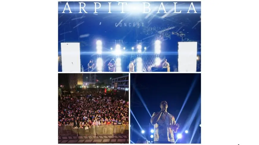 Palladium Ahmedabad Hosts Electrifying Live Concert by Arpit Bala; City’s Youth Groove to a Night of High-Energy Music