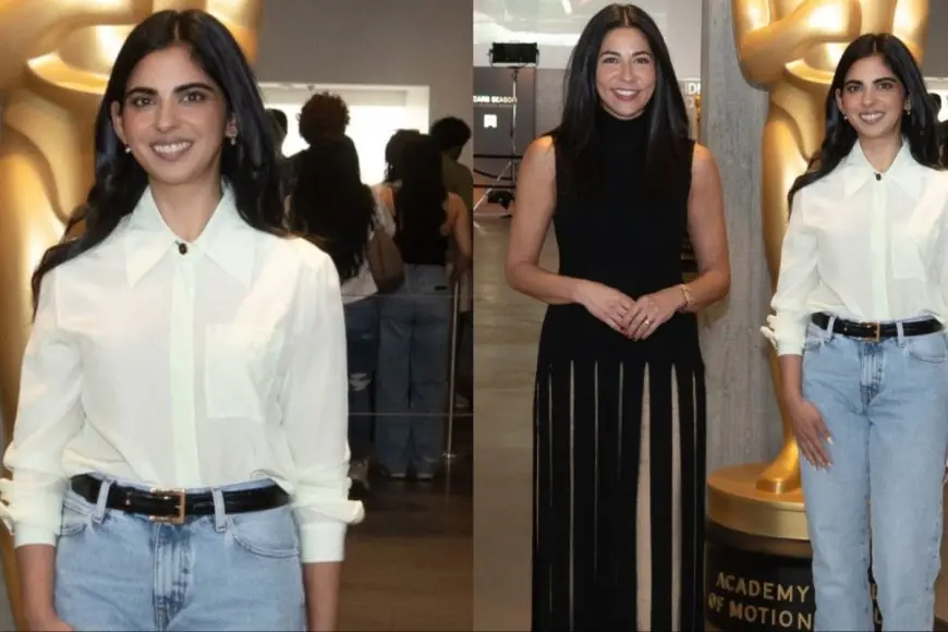 Ahead Of Oscars 2026, Isha Ambani Brings Quiet Elegance To Academy Museum In Classic Denim