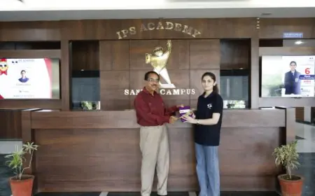 IPS Academy North Campus MBA Student Shines in DAVV Merit List with 6th Rank