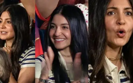 Anushka Sharma Keeps It Casual In A ₹17,000 Polo Tee At RCB Vs CSK IPL Match