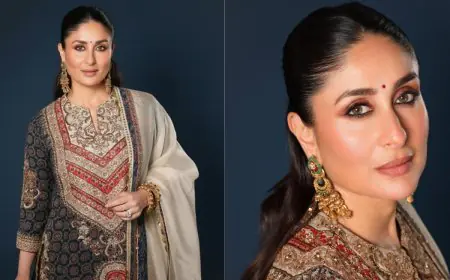 Kareena Kapoor Channels Old-World Royalty In Gold Jewellery And Elegant Salwar Suit