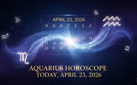 Aquarius Horoscope Today, April 23, 2026