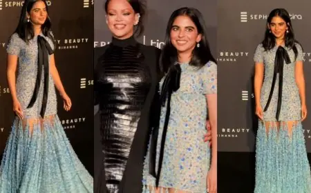 Isha Ambani Wins The Fenty Night In A Sheer Dior Fantasy Gown As She Walks Hand-in-Hand With Rihanna