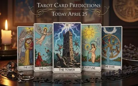 Tarot Card Reading Today, April 25, 2026