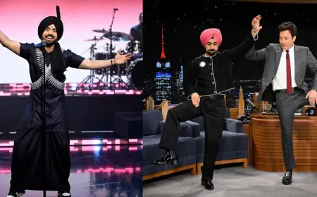 Diljit Dosanjh Strikes Perfect Balance Between Tradition And Trend At Jimmy Fallon's Show