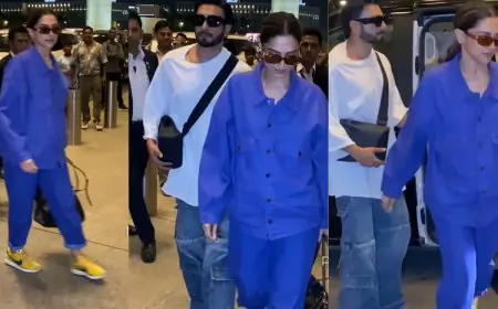 Deepika Padukone Chooses Denim And Ease For First Appearance After Second Pregnancy News