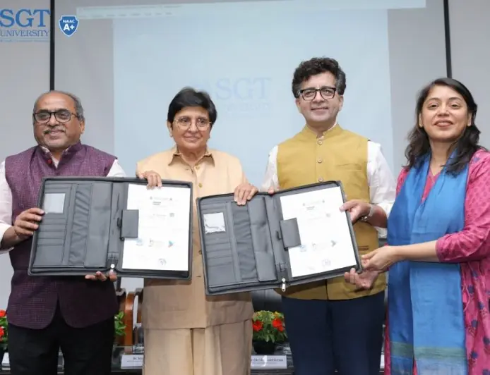 SGT University Signs Strategic MoU with Dr. Kiran Bedi’s Foundations to Strengthen Ethical Leadership and Experiential Learning