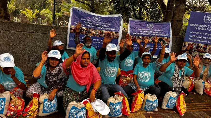 Human Rights Commission for the United Nations Conducts Humanitarian Drive in Rohini, New Delhi
