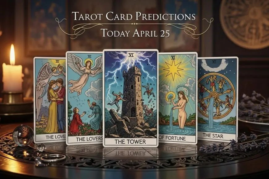 Tarot Card Reading Today, April 25, 2026