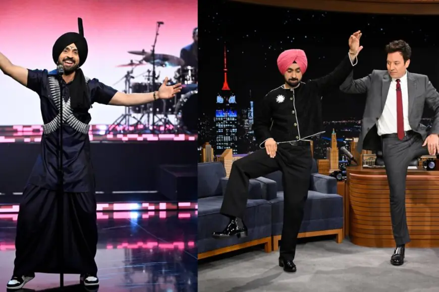 Diljit Dosanjh Strikes Perfect Balance Between Tradition And Trend At Jimmy Fallon's Show