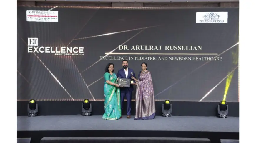 A Young Pediatrician, Dr. Arulraj Russelian, Making a Difference in Child Healthcare 